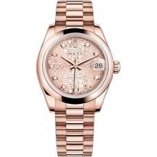 Rolex Datejust 31 Pink Jubilee Design Dial Women's Watch 178245-PNKJDP Rolex Datejust 31 Pink Jubilee Design Dial Women's Watch 178245-PNKJDP