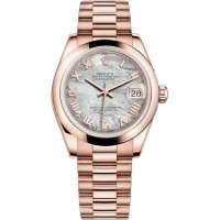 Rolex Datejust 31 Mother of Pearl Roman Numeral Dial Watch 178245-MOPRP