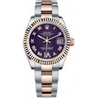Rolex Datejust 31 Purple Dial Two Tone Watch 178271-PURRDO