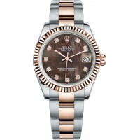 Rolex Datejust 31 Black Mother of Pearl Diamond Dial Watch 178271-BMOPDO Rolex Datejust 31 Black Mother of Pearl Diamond Dial Watch 178271-BMOPDO