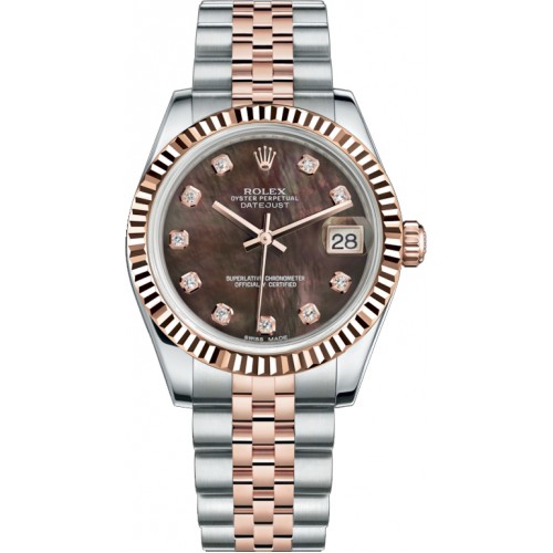 Rolex Datejust 31 Black Mother of Pearl Dial Watch 178271-BMOPDJ Rolex Datejust 31 Black Mother of Pearl Dial Watch 178271-BMOPDJ