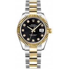 Rolex Datejust 31 Black Dial Women's Watch 178273-BLKDO Rolex Datejust 31 Black Dial Women's Watch 178273-BLKDO