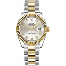 Rolex Datejust 31 Two Tone Women's Watch 178273-SLVDO Rolex Datejust 31 Two Tone Women's Watch 178273-SLVDO