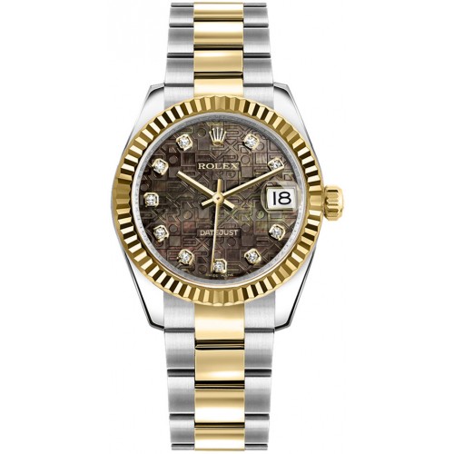 Rolex Datejust 31 Solid 18k Gold & Oystersteel Watch 178273-BMOPJDO