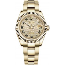 Rolex Datejust 31 Diamond Pave Dial Watch 178278-DIARO Rolex Datejust 31 Diamond Pave Dial Watch 178278-DIARO
