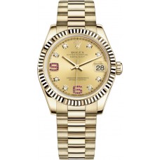 Rolex Datejust 31 Solid Gold Watch 178278-CHPDRP Rolex Datejust 31 Solid Gold Watch 178278-CHPDRP