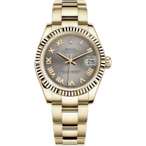 Rolex Datejust 31 Gold Automatic Women's Watch 178278-STLRO