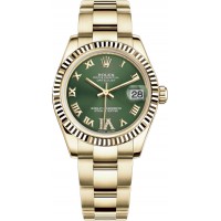 Rolex Datejust 31 Green Dial Gold Watch 178278-GRNRO