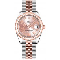 Rolex Datejust 31 Pink Floral Jubilee Bracelet Watch 178341-PNKFJ