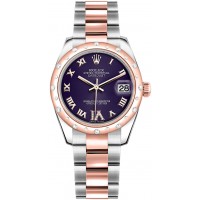 Rolex Datejust 31 Purple Roman Numeral Dial Watch 178341-PURDRO