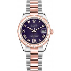 Rolex Datejust 31 Purple Roman Numeral Dial Watch 178341-PURDRO Rolex Datejust 31 Purple Roman Numeral Dial Watch 178341-PURDRO