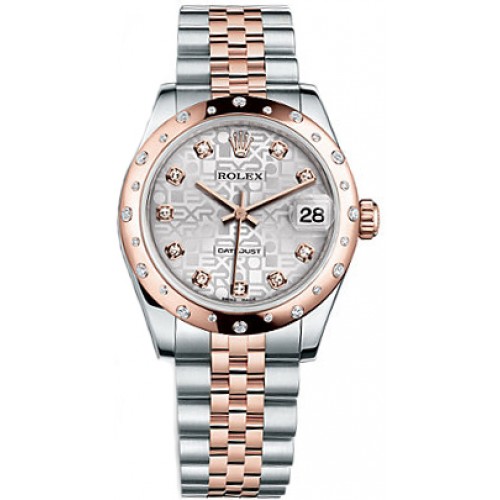 Rolex Datejust 31 Silver Jubilee Diamond Two Tone Watch 178341-SLVJDJ