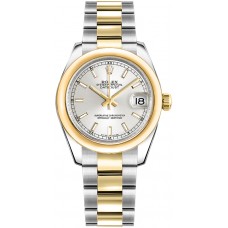 Rolex Datejust 31 Gold & Steel Watch 178243-SLVSO Rolex Datejust 31 Gold & Steel Watch 178243-SLVSO