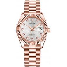 Rolex Datejust 31 Solid 18K Rose Gold Watch 178275-SLVJDP Rolex Datejust 31 Solid 18K Rose Gold Watch 178275-SLVJDP