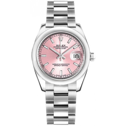 Rolex Datejust 31 Stainless Steel Pink Dial Watch 178240-PNKSO