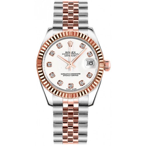 Rolex Datejust 31 White Dial Watch 178271-WHTDJ