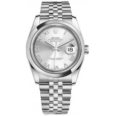 Rolex Datejust 36 Silver Roman Numeral Watch 116200-SLVRJ Rolex Datejust 36 Silver Roman Numeral Watch 116200-SLVRJ