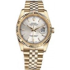 Rolex Datejust 36 Silver Dial Gold Watch 116238-SLVSJ Rolex Datejust 36 Silver Dial Gold Watch 116238-SLVSJ