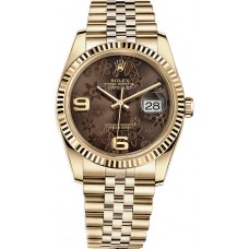 Rolex Datejust 36 Bronze Floral Dial Watch 116238-BRZFJ Rolex Datejust 36 Bronze Floral Dial Watch 116238-BRZFJ