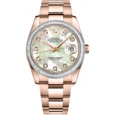 Rolex Datejust 36 Mother of Pearl Diamond Dial Watch 116285BBR-MOPDO Rolex Datejust 36 Mother of Pearl Diamond Dial Watch 116285BBR-MOPDO