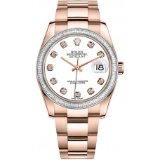 Rolex Datejust 36 Rose Gold Watch 116285BBR-WHTDO Rolex Datejust 36 Rose Gold Watch 116285BBR-WHTDO