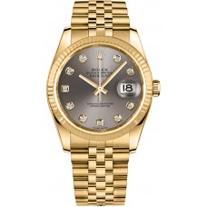 Rolex Datejust 36 Solid 18K Gold Watch 116238-STLDJ Rolex Datejust 36 Solid 18K Gold Watch 116238-STLDJ