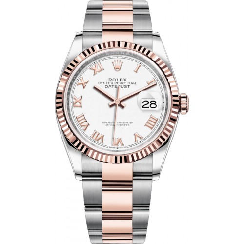 Rolex Datejust 36 White Dial Men's Watch 126231-WHTRO
