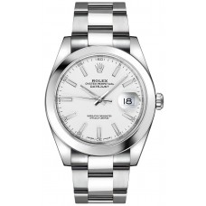 Rolex Datejust 41 White Dial Oyster Bracelet Watch 126300-WHTSO Rolex Datejust 41 White Dial Oyster Bracelet Watch 126300-WHTSO