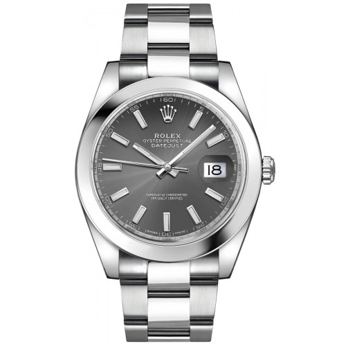 Rolex Datejust 41 Stainless Steel Men's Watch 126300-RHOSO