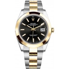 Rolex Datejust 41 Black Dial Gold & Steel Men's Watch 126303-BLKSO Rolex Datejust 41 Black Dial Gold & Steel Men's Watch 126303-BLKSO
