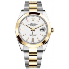 Rolex Datejust 41 White Dial Gold & Steel Men's Watch 126303-WHTSO Rolex Datejust 41 White Dial Gold & Steel Men's Watch 126303-WHTSO