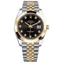 Rolex Datejust 41 Black Diamond Men's Watch 126303-BLKDJ
