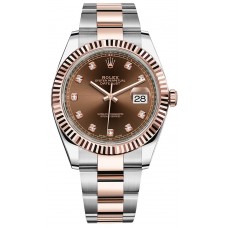Rolex Datejust 41 Men's Solid Rose Gold & Steel Watch 126331-CHODO Rolex Datejust 41 Men's Solid Rose Gold & Steel Watch 126331-CHODO