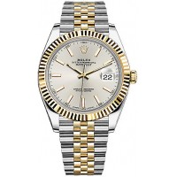 Rolex Datejust 41 Silver Dial Yellow Gold & Steel Watch 126333-SLVSJ