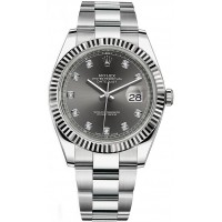 Rolex Datejust 41 Diamond Dial Men's Watch 126334-RHODO