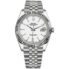 Rolex Datejust 41 White Gold & Steel Watch 126334-WHTSJ Rolex Datejust 41 White Gold & Steel Watch 126334-WHTSJ