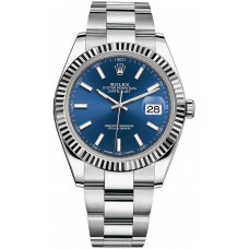 Rolex Datejust 41 Blue Dial Oyster Bracelet Watch 126334-BLUSO Rolex Datejust 41 Blue Dial Oyster Bracelet Watch 126334-BLUSO