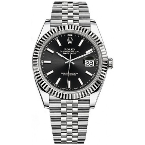 Rolex Datejust 41 Black Dial Men's Watch 126334-BLKSJ
