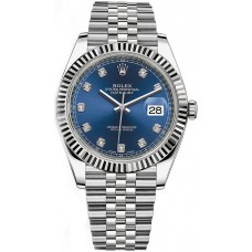 Rolex Datejust 41 Blue Diamond Dial Gold & Steel Watch 126334-BLUDJ Rolex Datejust 41 Blue Diamond Dial Gold & Steel Watch 126334-BLUDJ