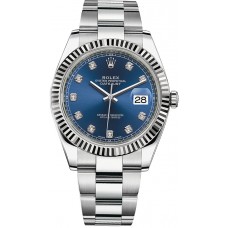 Rolex Datejust 41 Blue Diamond Dial Watch 126334-BLUDO Rolex Datejust 41 Blue Diamond Dial Watch 126334-BLUDO