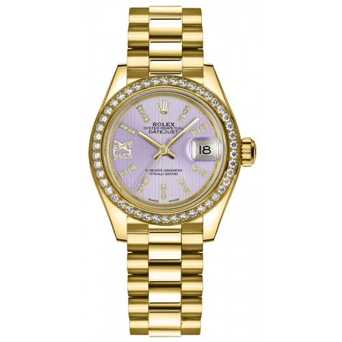 Rolex Lady-Datejust 28 Lilac Dial Women's Watch Rolex Lady-Datejust 28 Lilac Dial Women's Watch