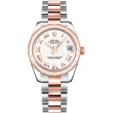 Rolex Datejust 31 White Roman Numeral Oyster Bracelet Watch 178341-WHTRO Rolex Datejust 31 White Roman Numeral Oyster Bracelet Watch 178341-WHTRO