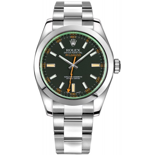 Rolex Milgauss Stainless Steel Men's Watch 116400-GRNSDO Rolex Milgauss Stainless Steel Men's Watch 116400-GRNSDO