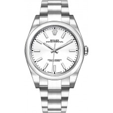 Rolex Oyster Perpetual 39 White Dial Men's Watch 114300-WHTSO Rolex Oyster Perpetual 39 White Dial Men's Watch 114300-WHTSO