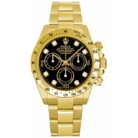 Rolex Cosmograph Daytona Diamond Dial Watch 116528-BLKD