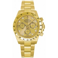 Rolex Cosmograph Daytona Champagne Diamond Dial Watch 116528-GLDD Rolex Cosmograph Daytona Champagne Diamond Dial Watch 116528-GLDD