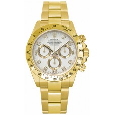 Rolex Cosmograph Daytona White Diamond Dial Watch 116528-WHTD Rolex Cosmograph Daytona White Diamond Dial Watch 116528-WHTD