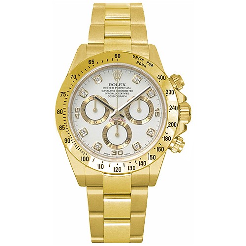 Rolex Cosmograph Daytona White Diamond Dial Watch 116528-WHTD Rolex Cosmograph Daytona White Diamond Dial Watch 116528-WHTD