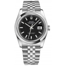 Rolex Datejust 36 Black Dial Jubilee Bracelet Watch 116200-BLKSDJ Rolex Datejust 36 Black Dial Jubilee Bracelet Watch 116200-BLKSDJ