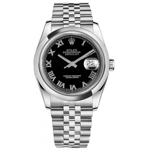 Rolex Datejust 36 Luxury Watch 116200-BLKRDJ